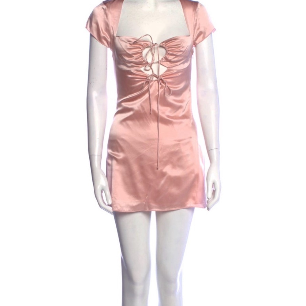 NWOT Guizio Silk Pink Dress